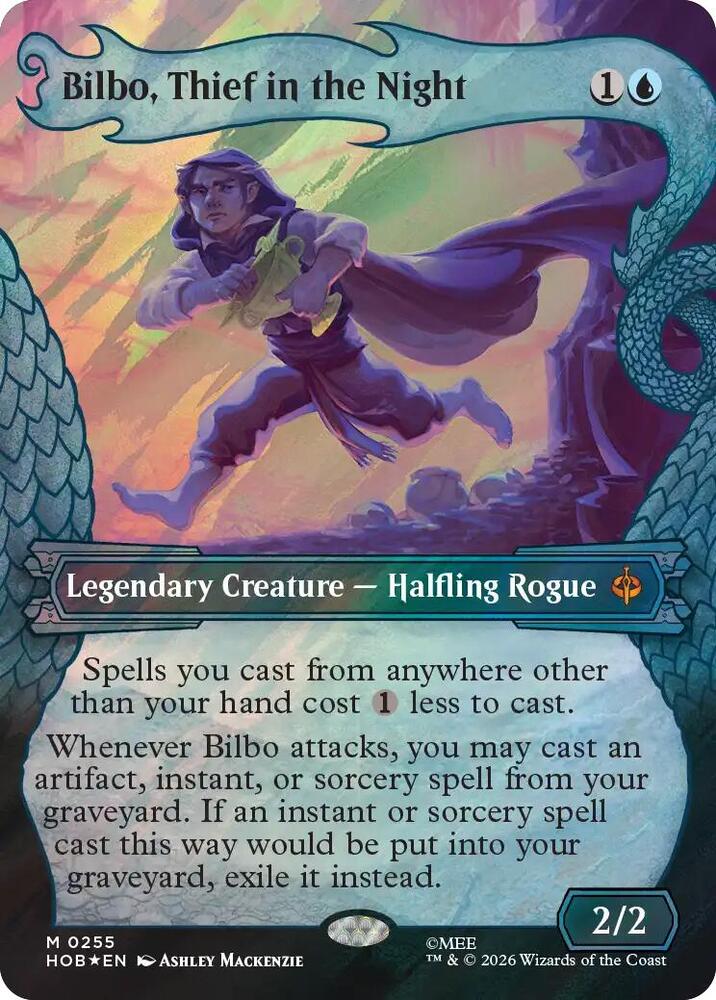 Bilbo, Thief in the Night (Showcase) (Surge Foil) - The Hobbit (HOB)(0255)