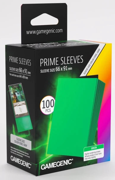 Gamegenic - Prime Sleeves - Green