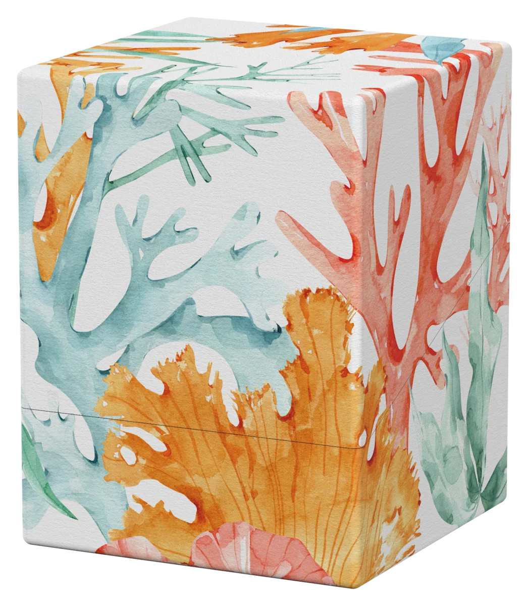 Ultimate Guard - Deck Case - Boulder 100+ -Coral Places - Coralline Eden
