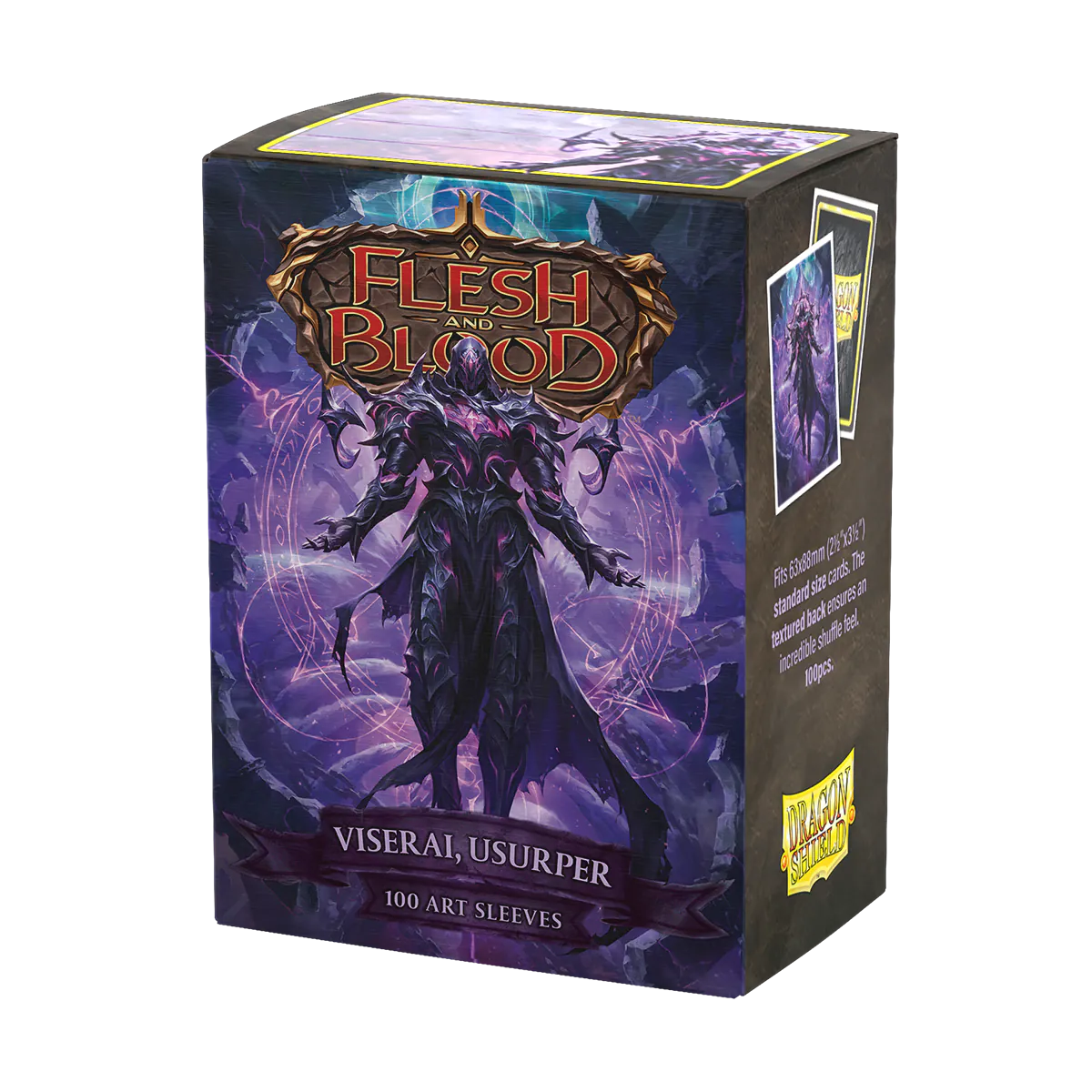 Dragon Shield - Flesh and Blood - Art Sleeves - Viserai Usurper