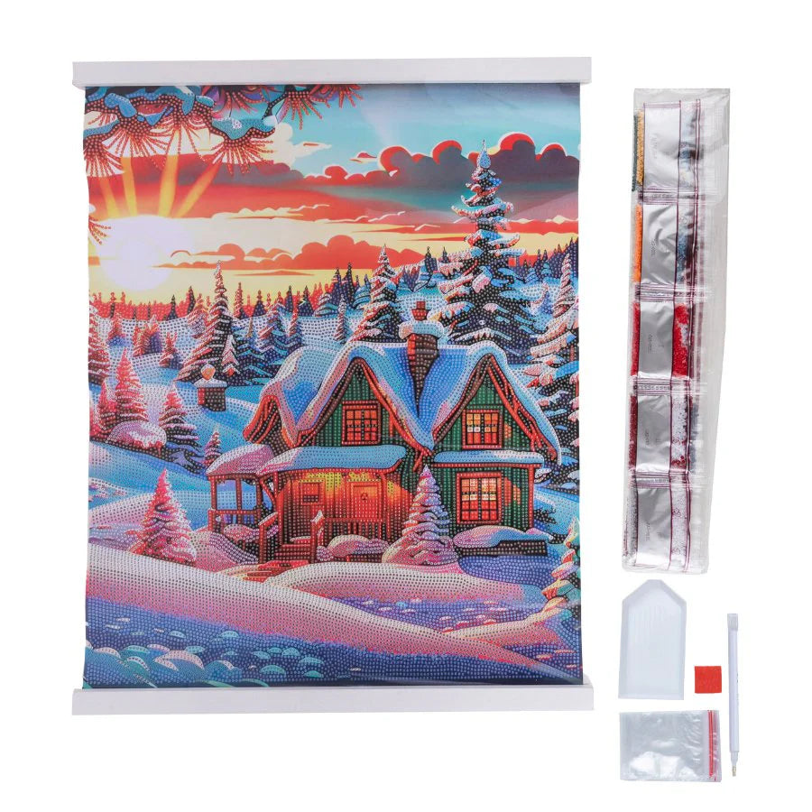 Craft Buddy - Crystal Scroll Kit - Winter Sunset