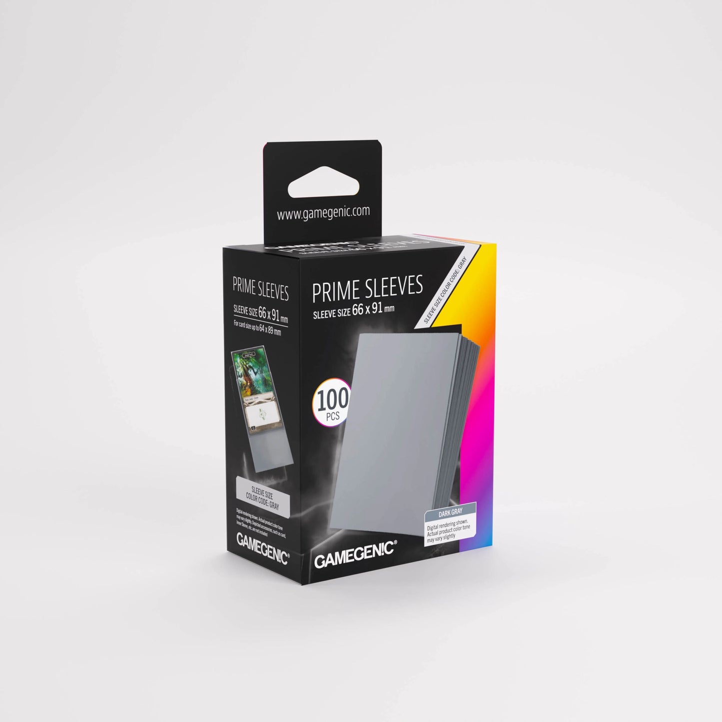 Gamegenic - Prime Card Sleeves - Dark Grey