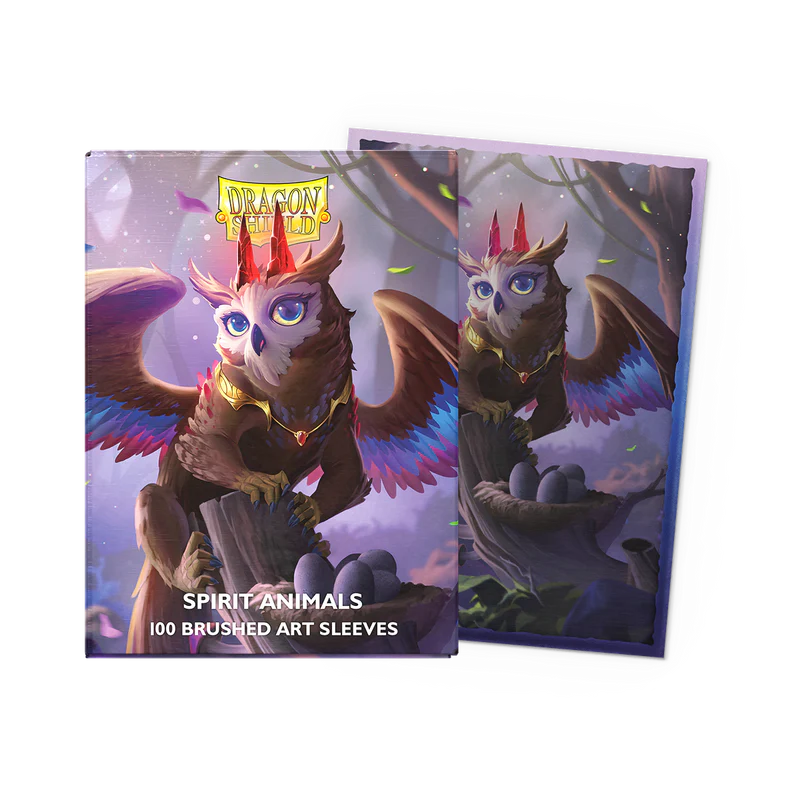 Dragon Shield - Brushed Art Sleeves - The Dragowls - 100ct