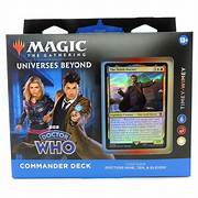 Magic The Gathering - Commander Deck - Doctor Who - Doctors Nine , Ten & Eleven