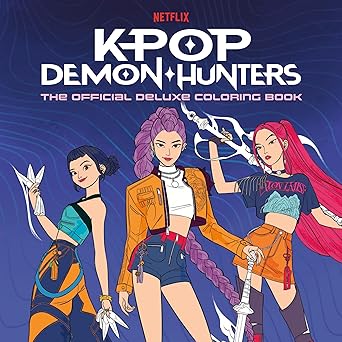 K-Pop Demon Hunters - The Official Deluxe Coloring Book