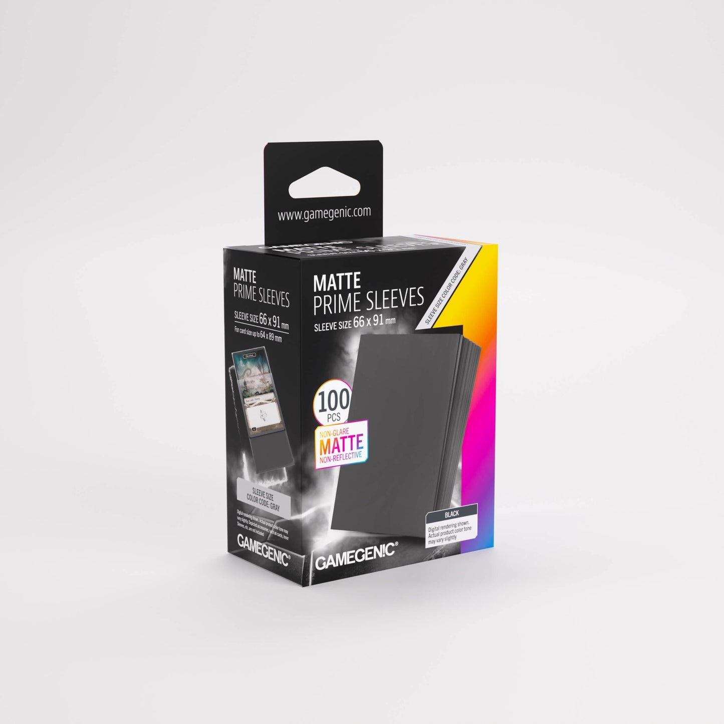 Gamegenic - Matte Prime Sleeves - Non Glare - Black