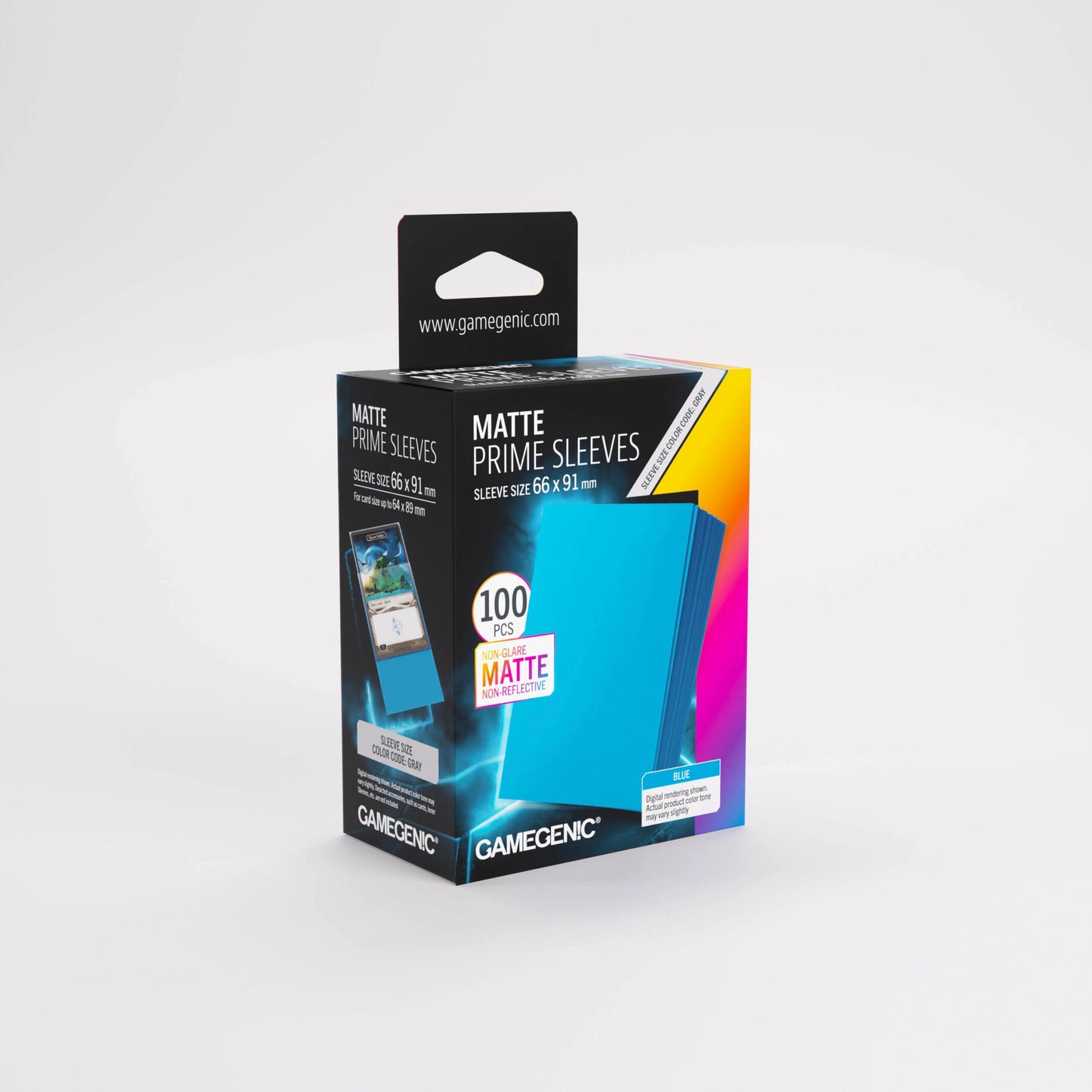Gamgenic - Card Sleeves - Prime Matte - Non Glare - Blue