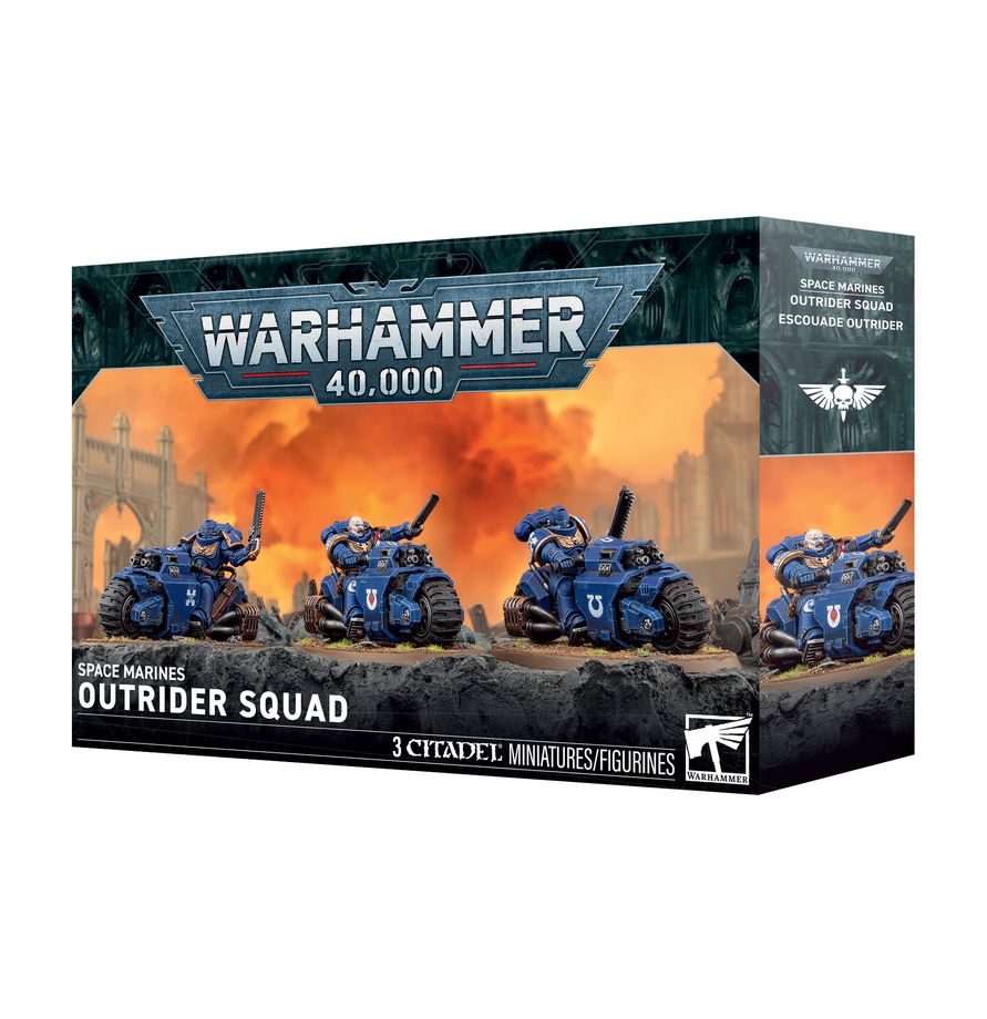 Warhammer - 40,000 - Space Marines - Outrider Squad