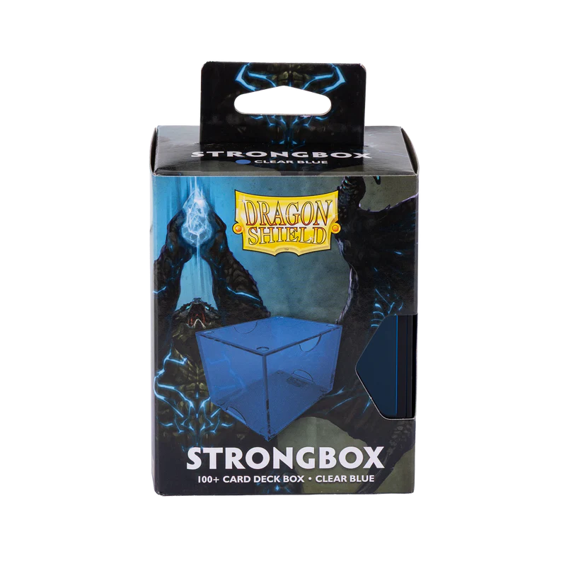 Dragon Shield - Deck Box - Strong Box - Clear Blue