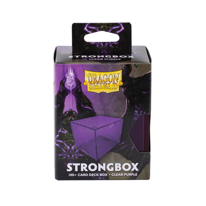 Dragon Shield - Deck Box - Strongbox - Clear Purple