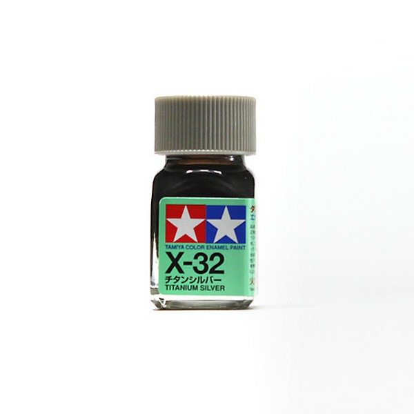 Tamiya Color - Enamel Paint - Gloss Titanium Silver