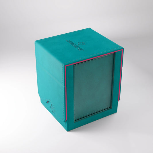 Gamegenic - Deck Box  - Squire Plus 100+ XL Convertable - Teal Pink