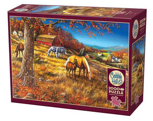 Cobble Hill - 2000 Piece Puzzle - Hillside Gathering