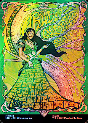 Arwen, Mortal Queen (0742) - Borderless Poster Foil