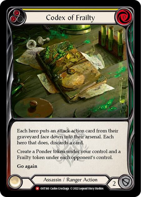 Codex of Frailty (OUT160) Foil