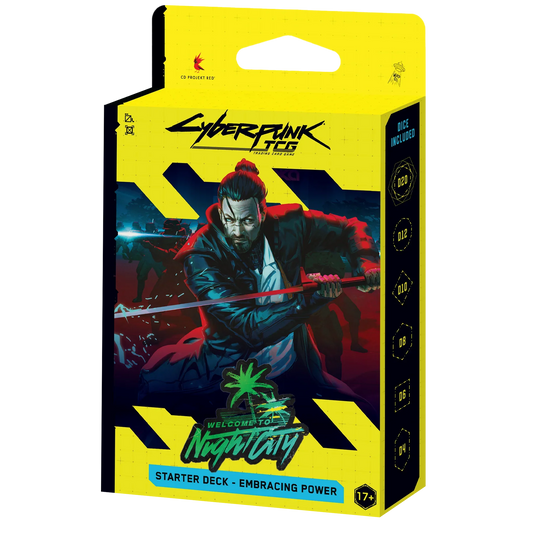 Cyberpunk TCG - Welcome to Night CIty - Starter deck - Embracing Power