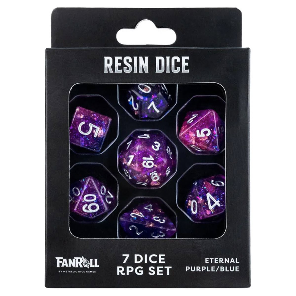 Fanroll - Resin Dice - Eternal Purple/Blue