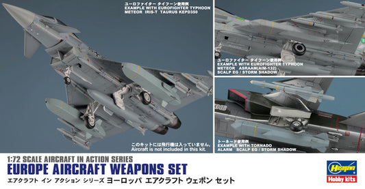 Hasegawa 1/72 Scale Europe Aircraft Weapons Upgrade Kit