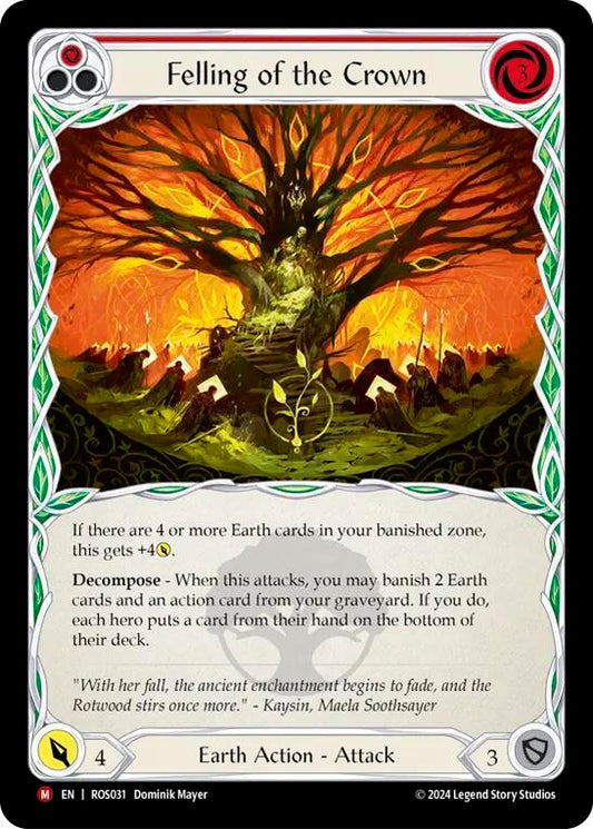 Felling of the Crown (ROS031) Foil