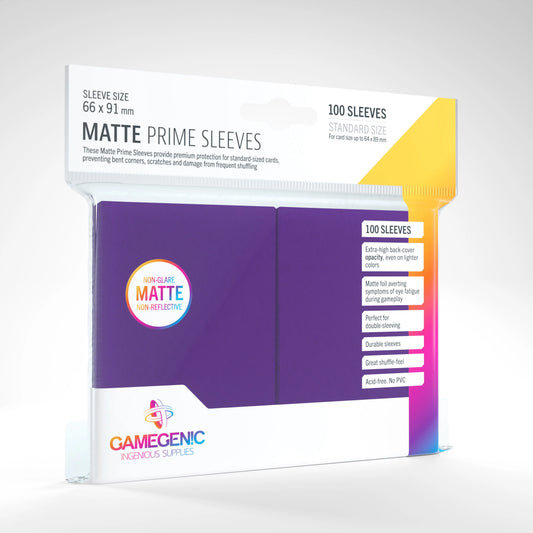 Gamegenic - Card sleeves Non Glare - Purple