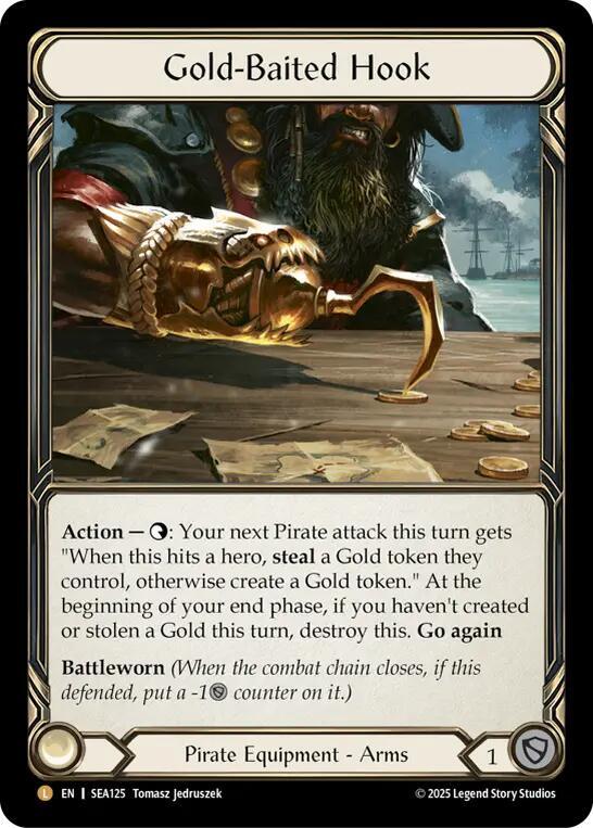 Gold-Baited Hook (SEA125) Foil