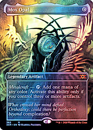 Mox Opal (362) Double Masters Box Toppers Foil