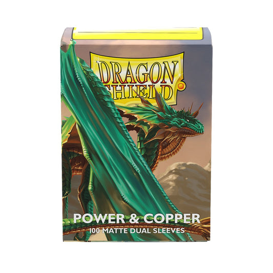 Dragon Shield: Matte Dual Card Sleeves (100): POWER and COPPER