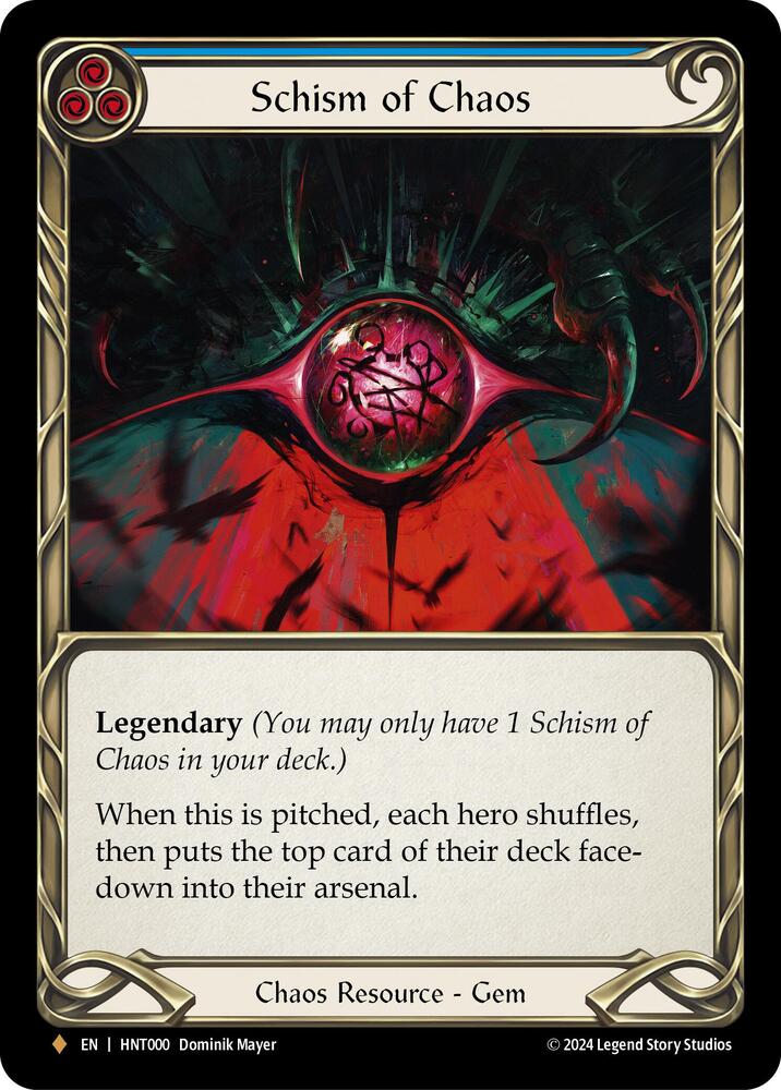 Schism of Chaos (HNT000)  Foil