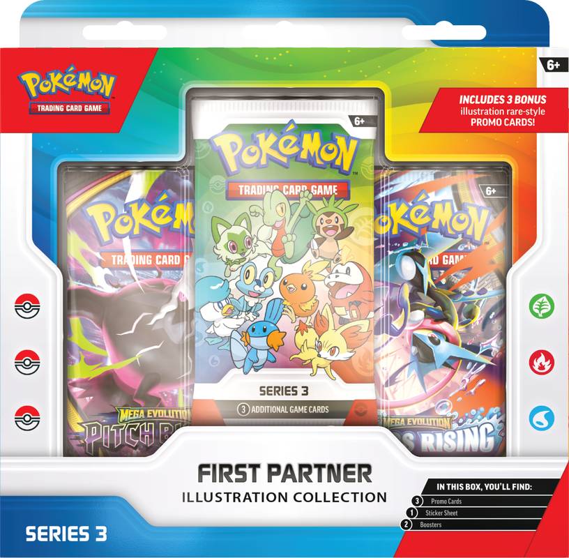 POKEMON  -  FIRST PARTNER ILLUSTRATION COLLECTION - SERIES 3
