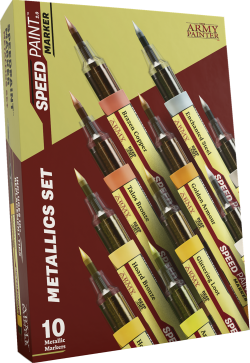 Army Painter Speedpaint Marker: Metallics Set