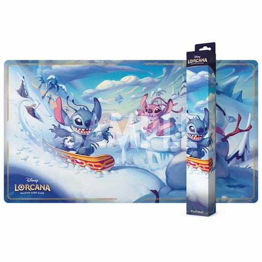 Lorcana - Playmat - Hyperia City - Snowboarding Stitch
