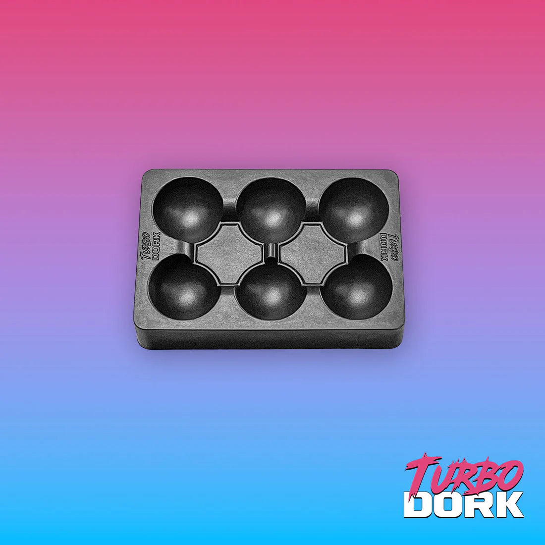 Turbo Dork - Small Black Non Stick Silicone Dry Pallete