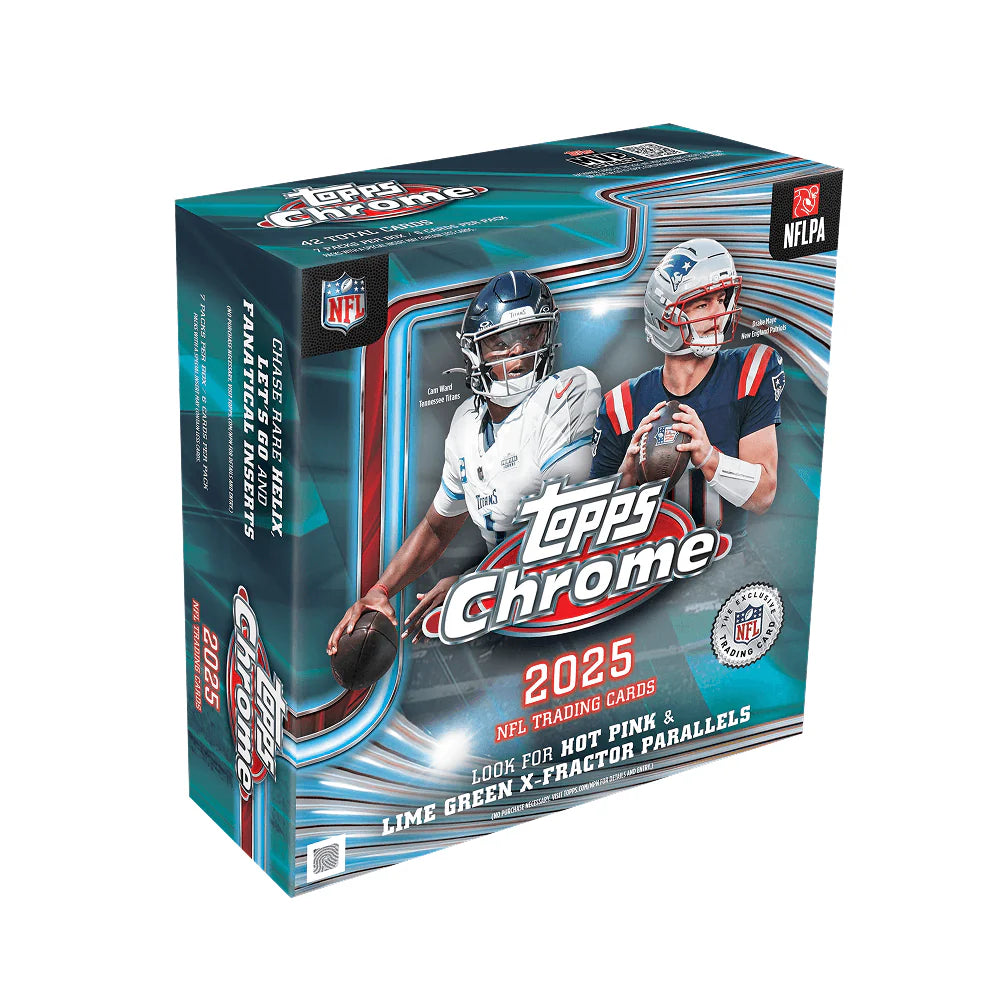 Topps-Chrome Football Mega Box 2025