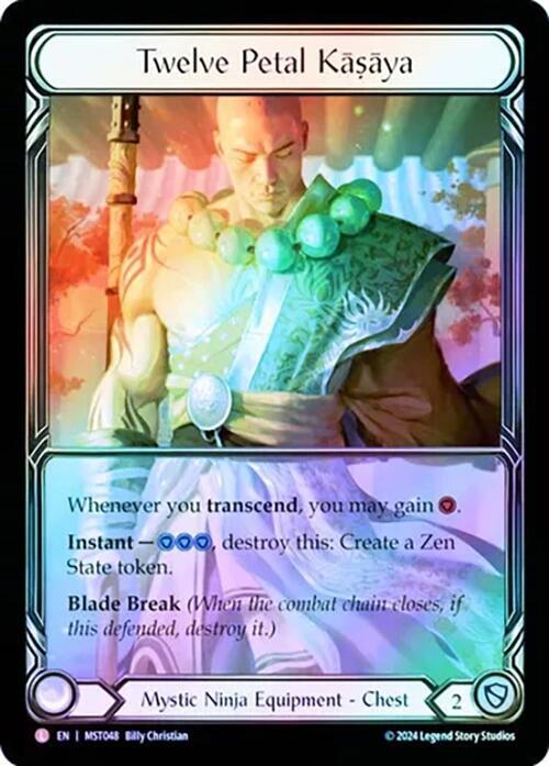 Twelve Petal Kasaya (MST048) Cold Foil