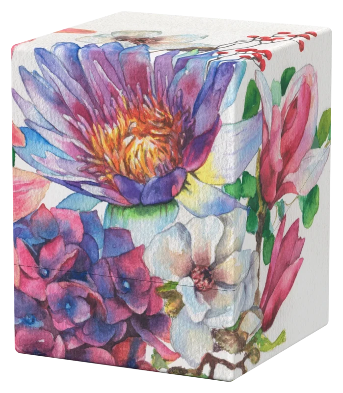Ultimate Guard - Deck Case - Boulder 100+ -Floral Places - Lotus Bloom