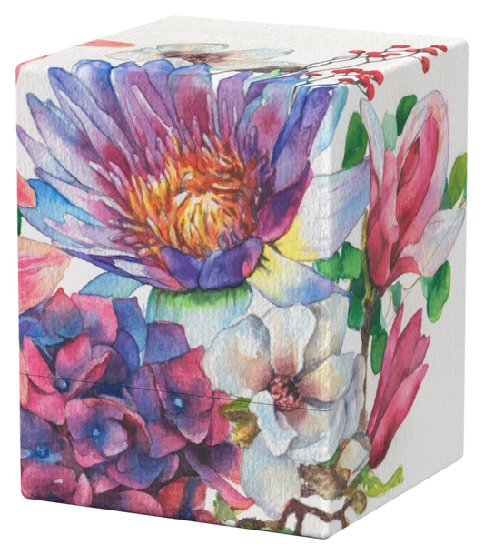 Ultimate Guard - Deck Case - Boulder 100+ -Floral Places - Lotus Bloom