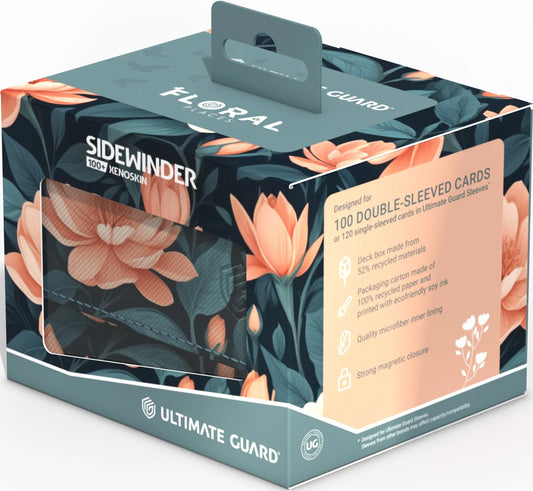 Ultimate Guard - Deck Case - Sidewinder 100+ - Floral - Quiet Glade