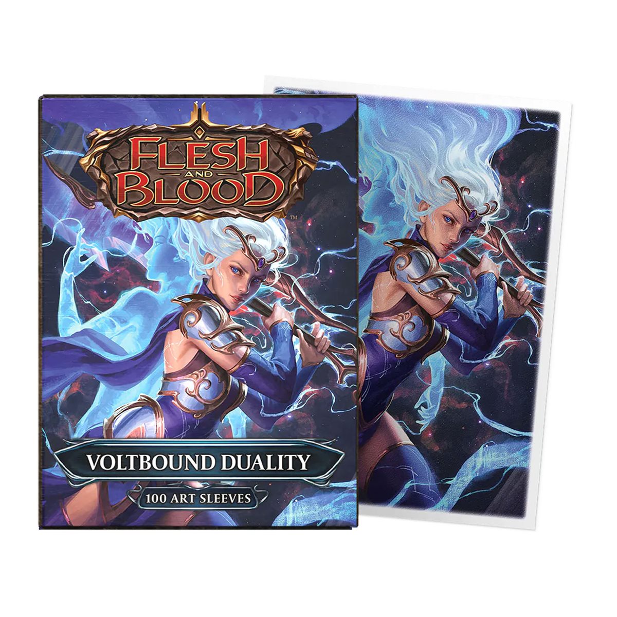 Sleeves: Dragon Shield: Limited Edition: Matte Art: Flesh and Blood: Voltbound Duality (100)