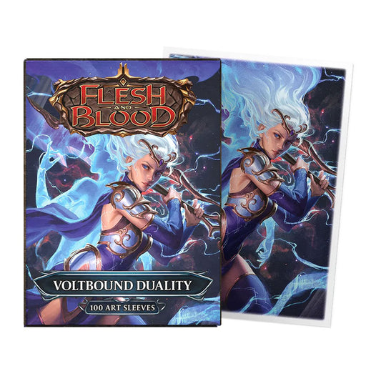 Dragon Shield-Sleeves-Limited Edition-Flesh and Blood Matte Art Voltbound Duality (100)
