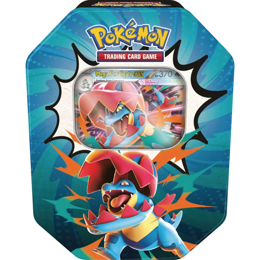 Pokémon - Ascended Heroes - Mega Feraligatr EX Tin