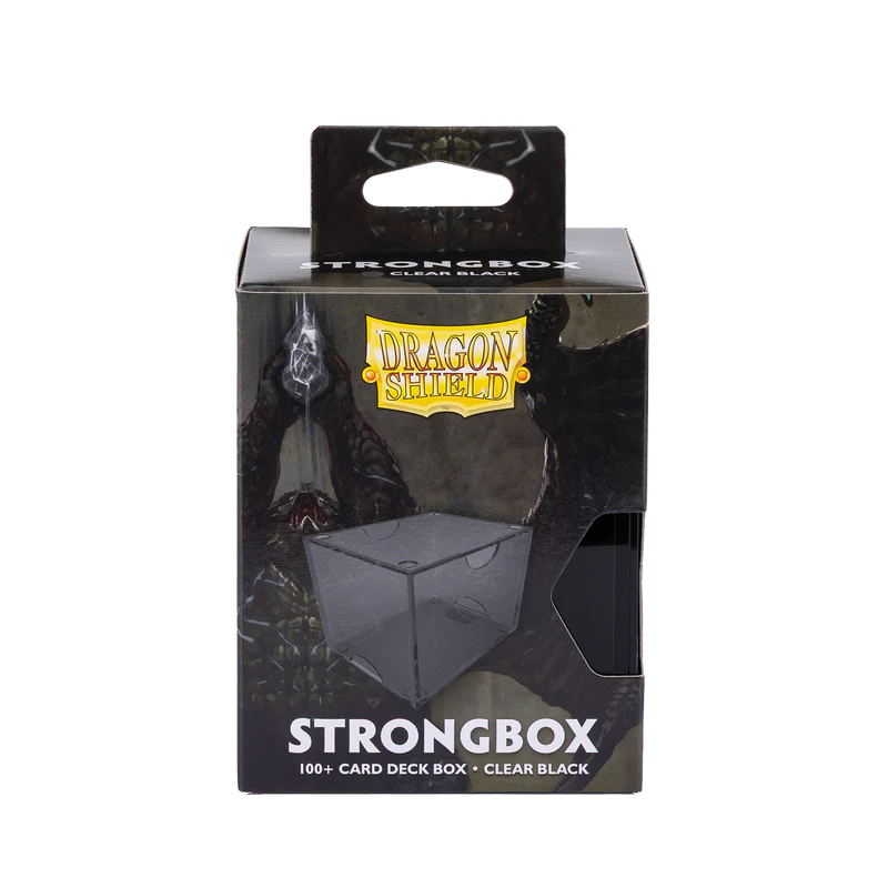 Dragon Shield - Deck Box - Strongbox - Clear Black