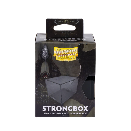 Dragon Shield - Deck Box - Strongbox - Clear Black