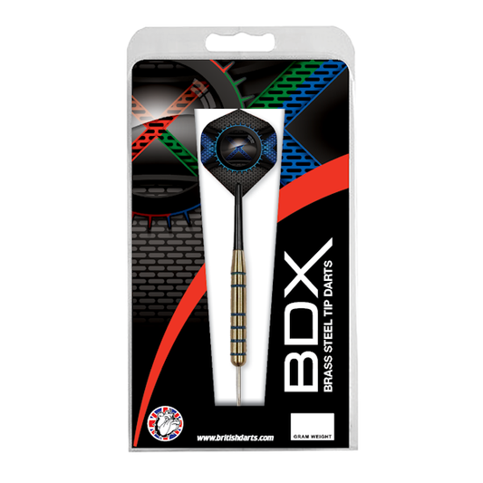 BDX - Brass Steel Tip Darts - 26g - Blue