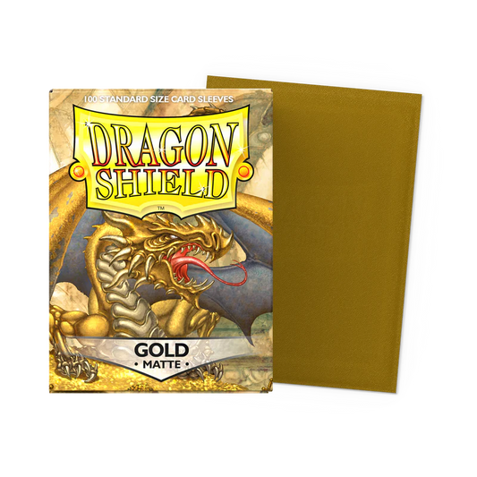 Dragon Shield - Sleeves - Matte - Gold