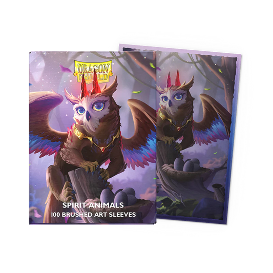 Dragon Shield - Brushed Art Sleeves - The Dragowls - 100ct
