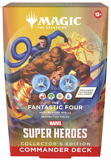 Magic - Superheroes - Commander Deck - The Fantastic Four - Collector Edition