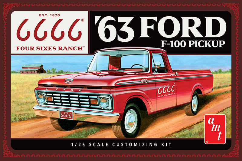 Four Sixes Ranch - 1963 Ford F-100  1/25 scale