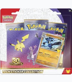 Pokemon - 30th Anniversary - Lucario Tech Sticker Collection