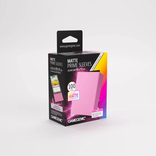 Gamegenic - Prime Sleeves - Matte - Non Glare - Pink