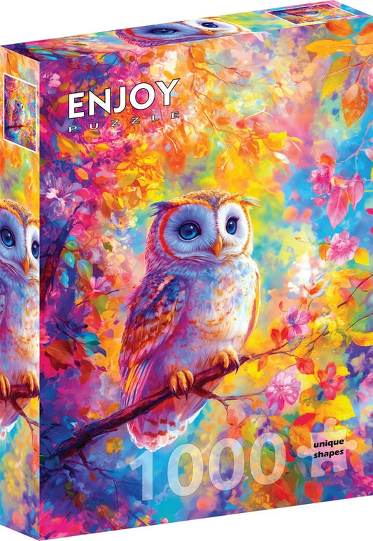 Enjoy Puzzles - Pastel Owl - 1000 Piece